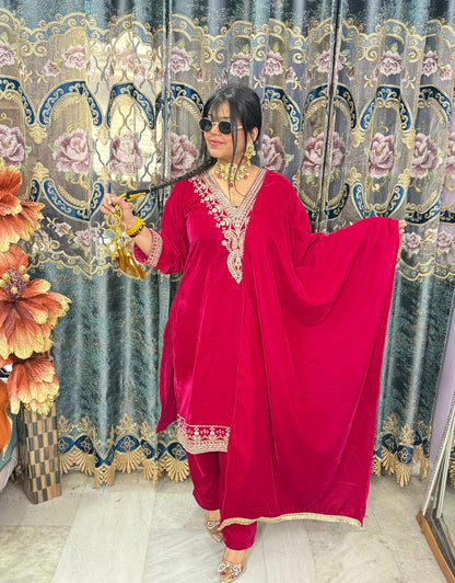 THE SHAHI VELVET SUIT