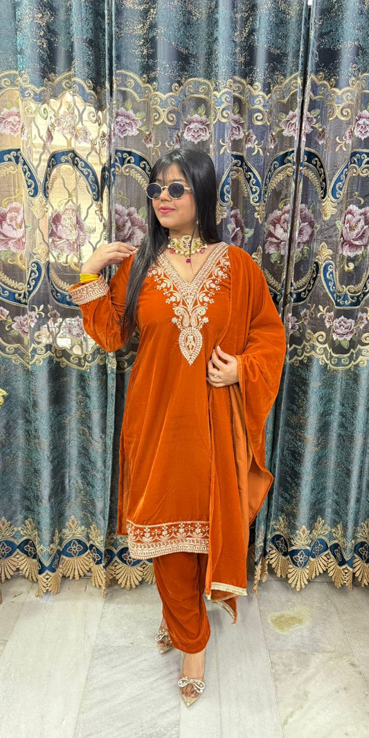 THE SHAHI VELVET SUIT