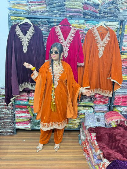 THE SHAHI VELVET SUIT