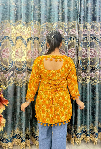 URVASHI BANDHANI SHORT KURTI