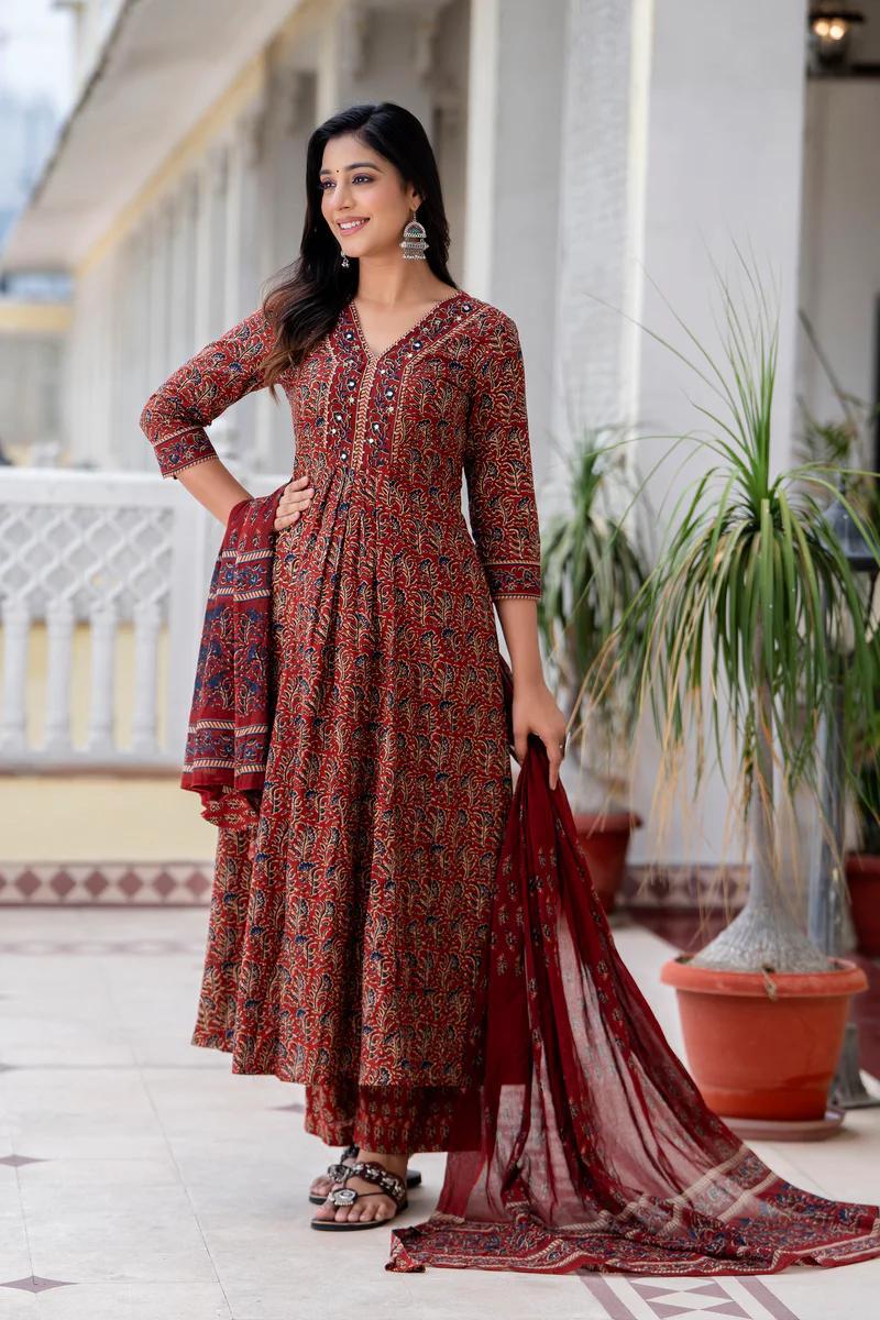 BEST SUMMER COTTON PLAZZO SUIT