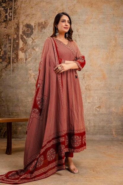 BEST SUMMER COTTON ANARKALI SUIT
