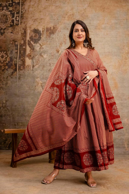 BEST SUMMER COTTON ANARKALI SUIT