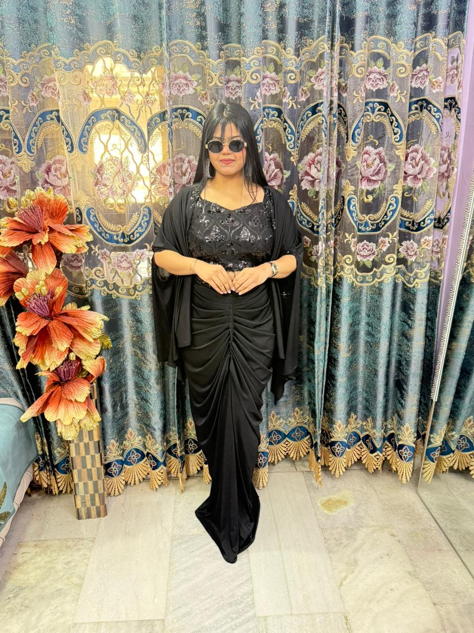 PARTY WEAR INDO -WESTERN DRESS