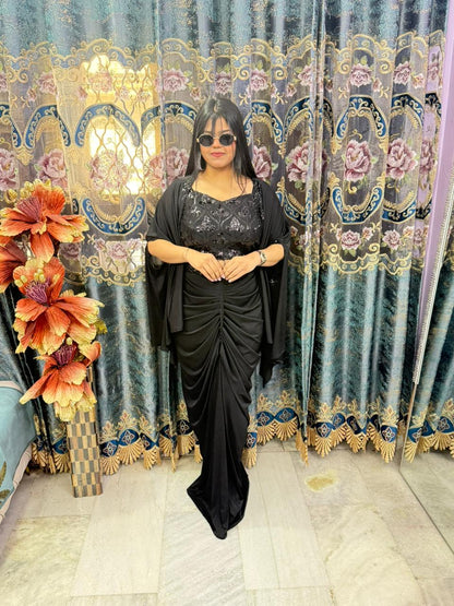 PARTY WEAR INDO -WESTERN DRESS