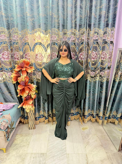 PARTY WEAR INDO -WESTERN DRESS
