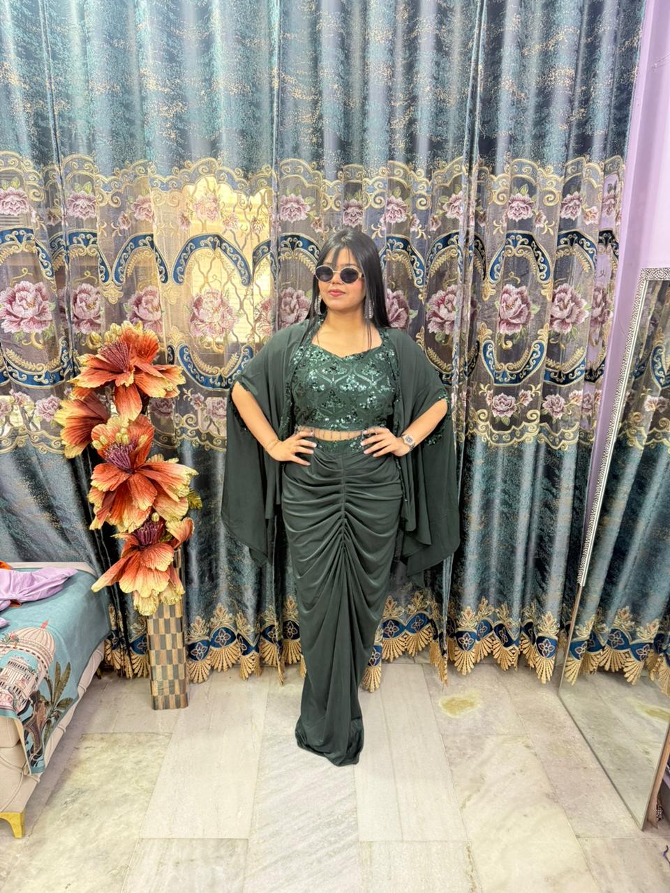 PARTY WEAR INDO -WESTERN DRESS – BK Fashion