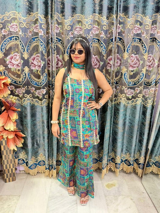 BEAUTIFUL BANARSI MODERN CO-ORD SET