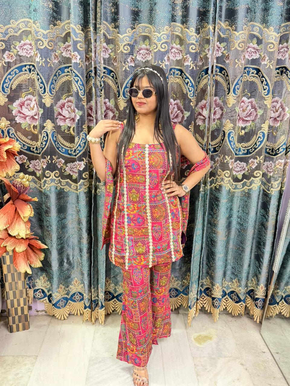 BEAUTIFUL BANARSI MODERN CO-ORD SET