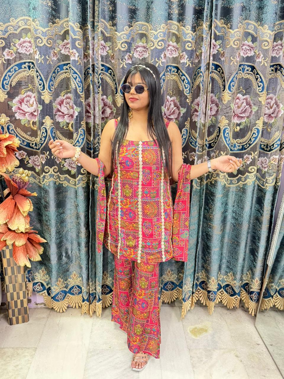 BEAUTIFUL BANARSI MODERN CO-ORD SET