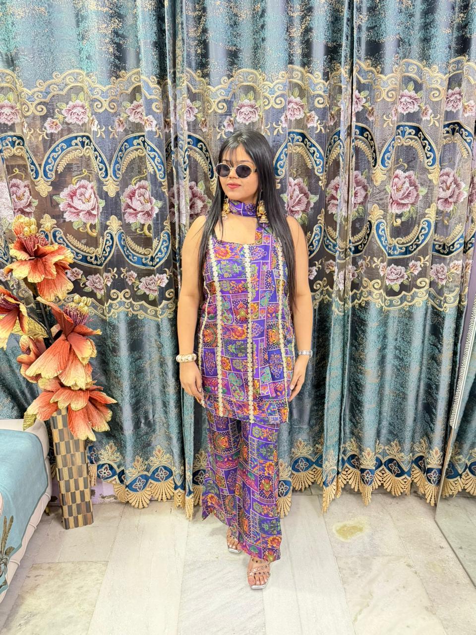 BEAUTIFUL BANARSI MODERN CO-ORD SET