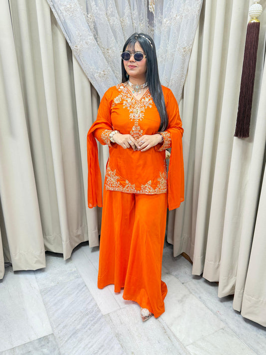 Designer Plazo Suit Set for Women – Elegant & Comfortable