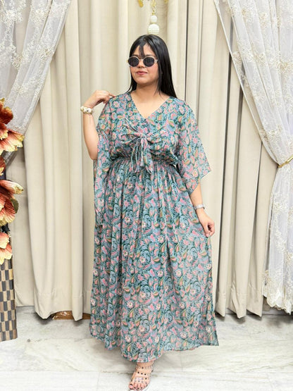 Stylish Georgette Bow Dress for Women – Comfort Fit