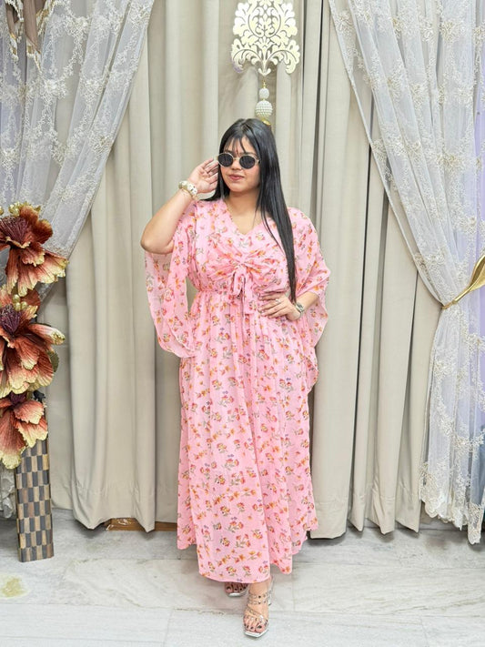 Stylish Georgette Bow Dress for Women – Comfort Fit