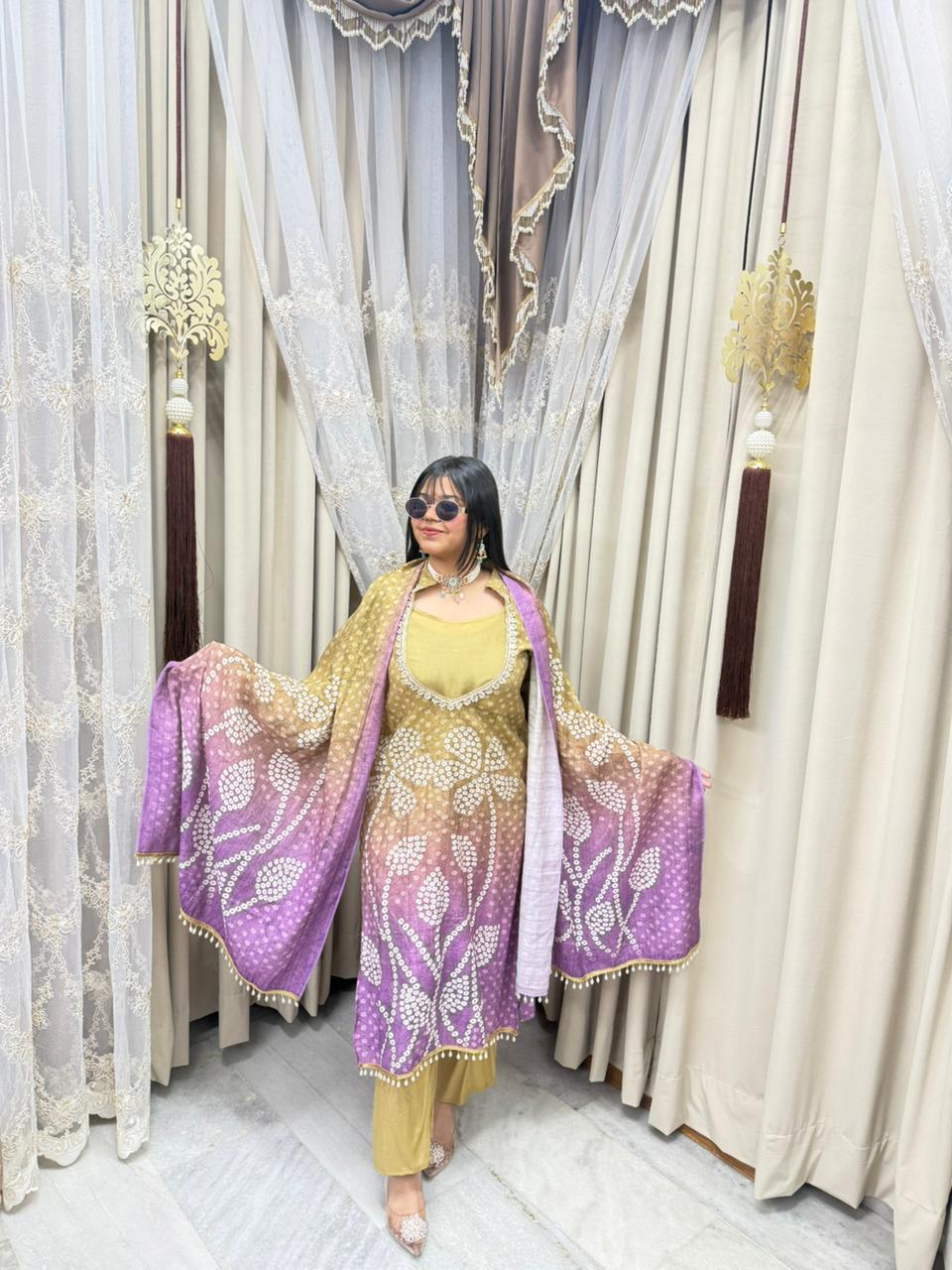 Stylish and designer four  piece set😍