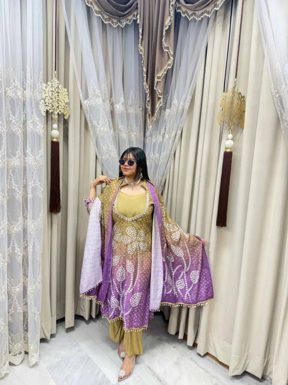 Stylish and designer four  piece set😍