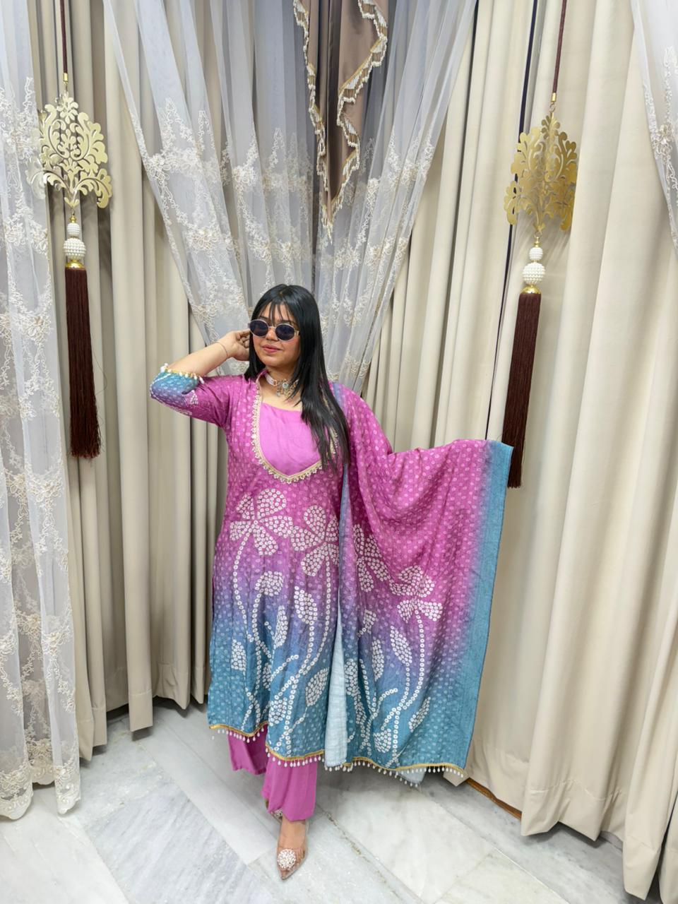 Stylish and designer four  piece set😍