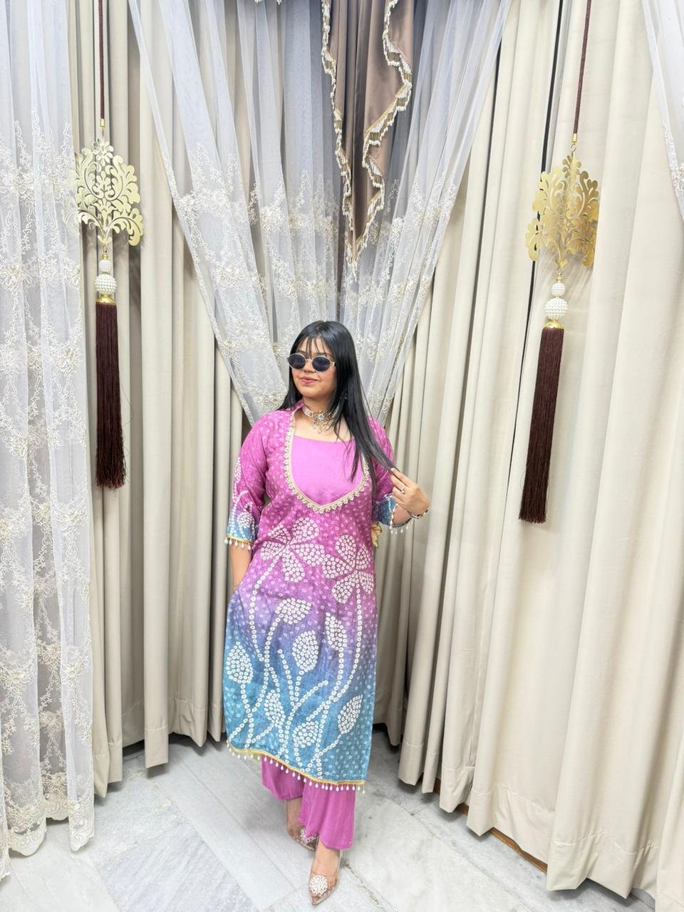Stylish and designer four  piece set😍