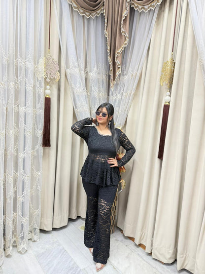 Premium Korean Cord Set for Women – Stylish Co-Ord Outfit (Free Size M to 3XL)