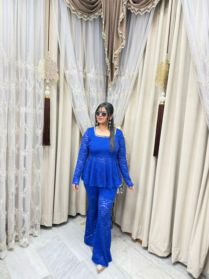 Premium Korean Cord Set for Women – Stylish Co-Ord Outfit (Free Size M to 3XL)