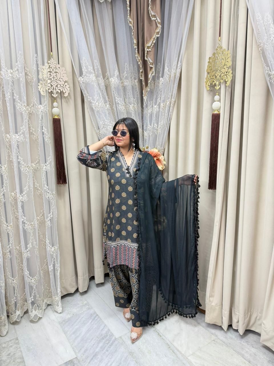 Farshi Pure Mulmul Suit for Women – Soft & Elegant Ethnic Wear