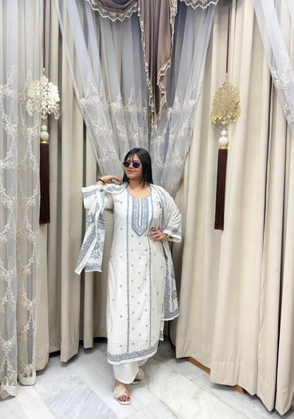 Elegant Digital Print Cotton Suit Set with Dupatta – Pure Cotton