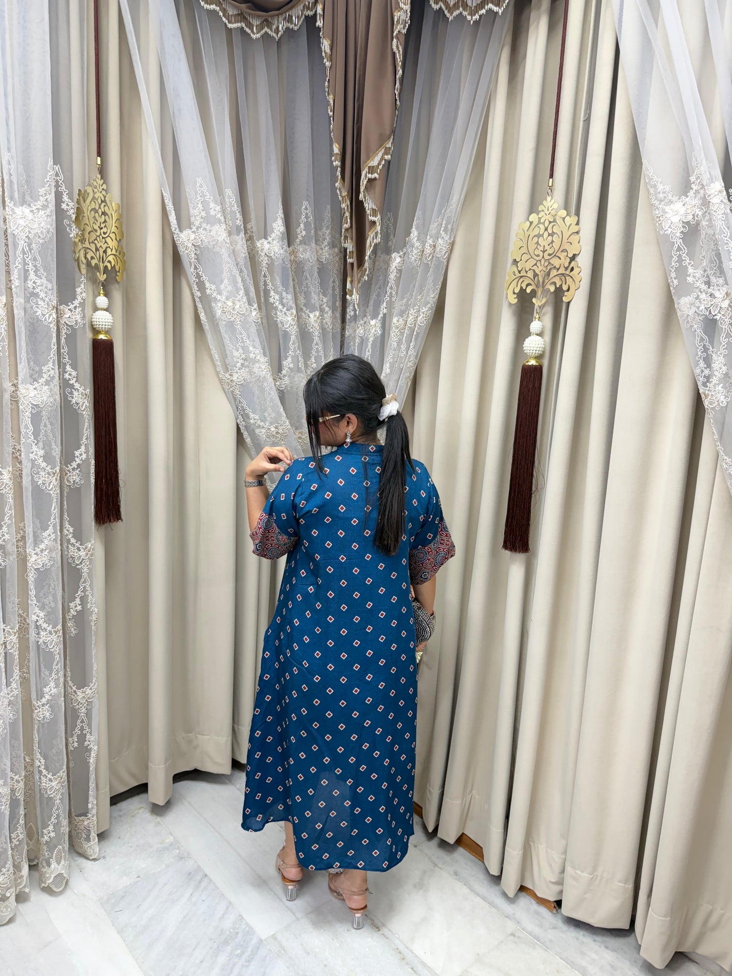 Jaipuri Printed Shirt Dress – Stylish Cotton Casual Wear