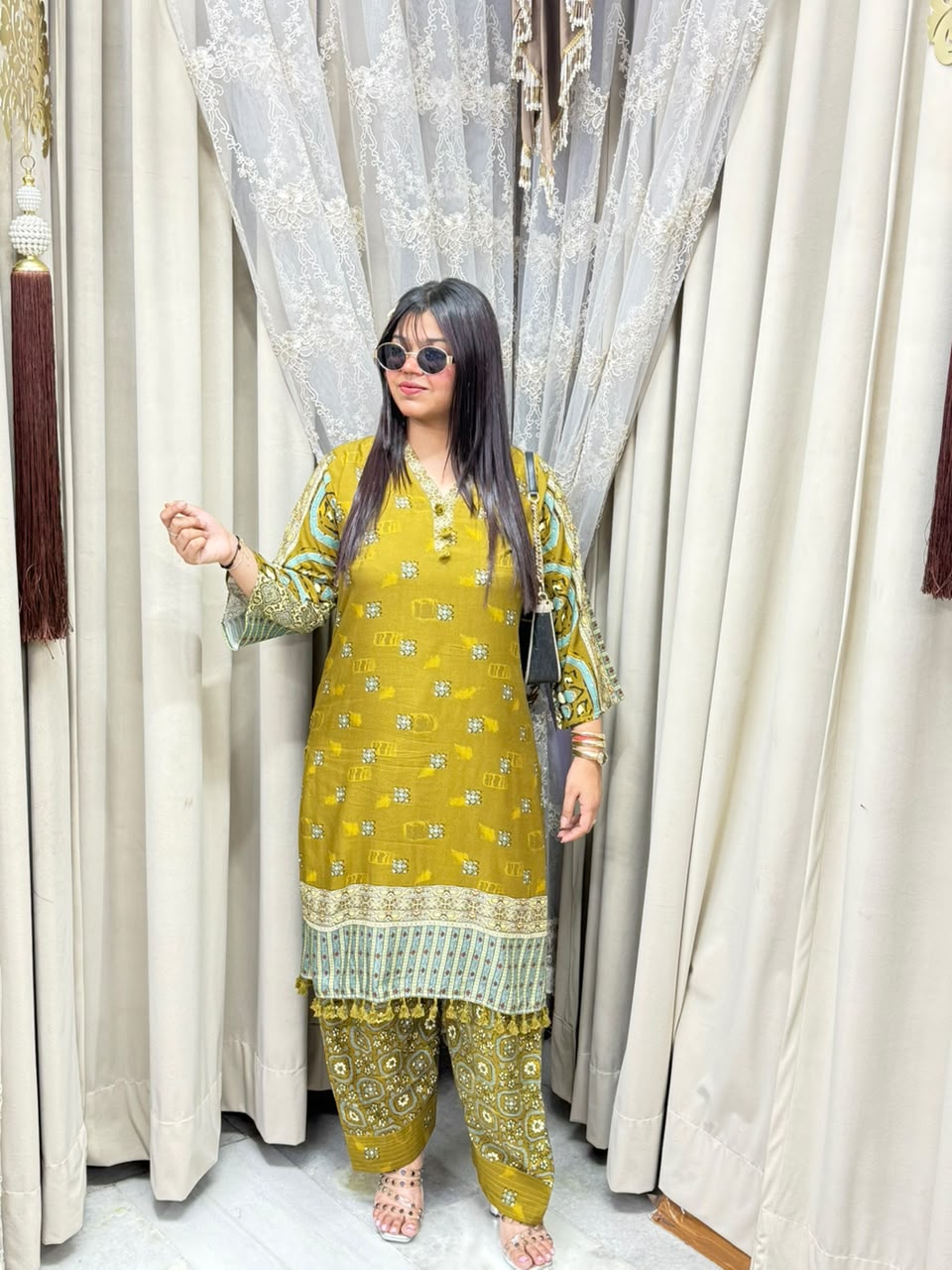 Premium Farshi Mulmul Cotton Co-Ord Set for Women |