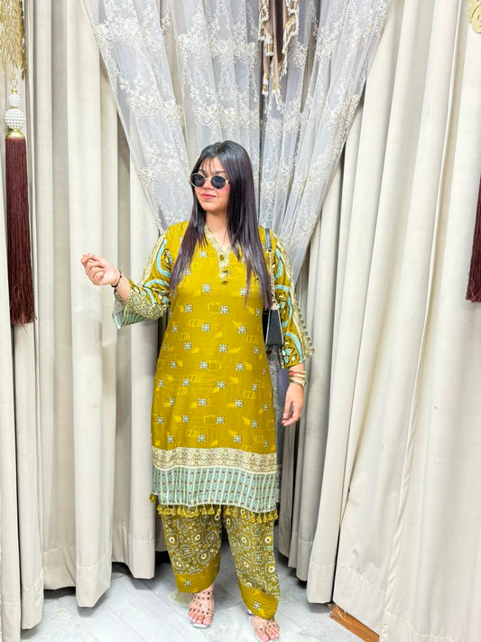 Premium Farshi Mulmul Cotton Co-Ord Set for Women |