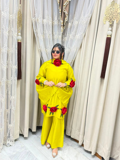 Designer flower viral suit😍 Cotton silk premium fabric