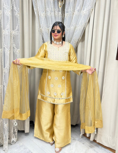 BK Fashions Designer Ziraf Suit Set with Pure Cotton Lining