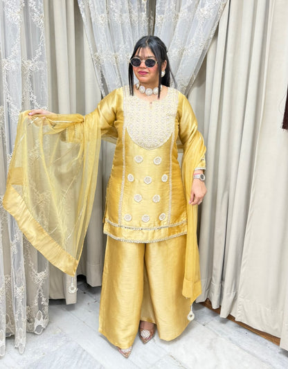 BK Fashions Designer Ziraf Suit Set with Pure Cotton Lining