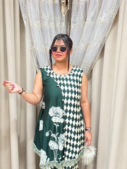 Gulabo Premium Designer Mulmul Co-ord Set