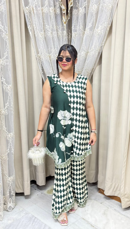 Gulabo Premium Designer Mulmul Co-ord Set
