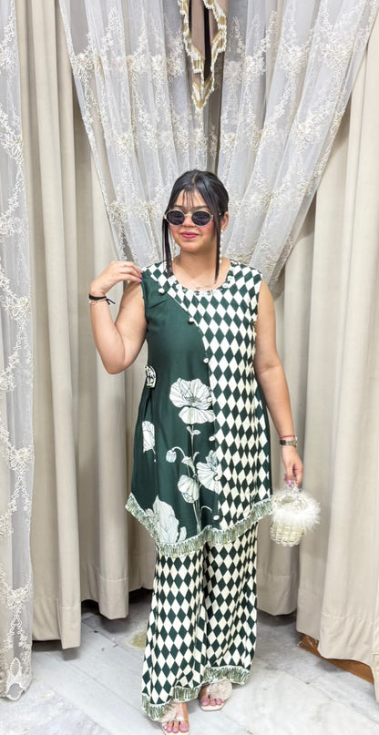 Gulabo Premium Designer Mulmul Co-ord Set