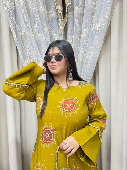 Ghungrooo Farshi Chanderi Cord Set