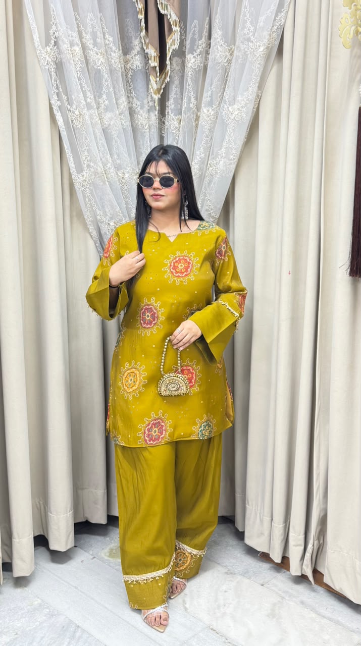 Ghungrooo Farshi Chanderi Cord Set