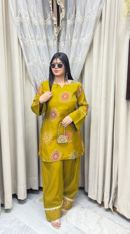 Ghungrooo Farshi Chanderi Cord Set