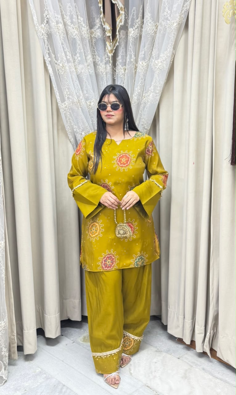 Ghungrooo Farshi Chanderi Cord Set