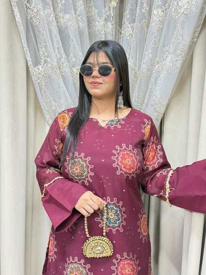 Ghungrooo Farshi Chanderi Cord Set