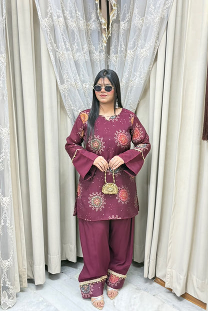 Ghungrooo Farshi Chanderi Cord Set