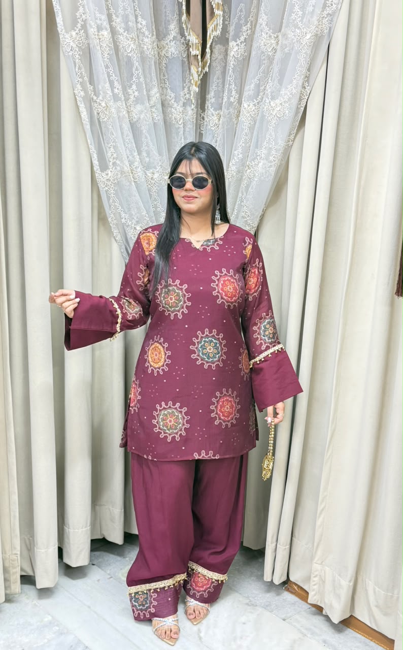 Ghungrooo Farshi Chanderi Cord Set