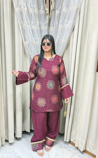 Ghungrooo Farshi Chanderi Cord Set