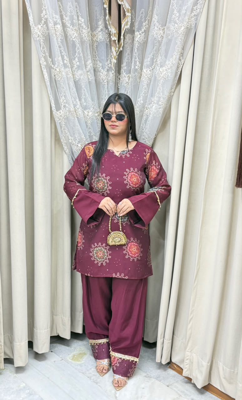 Ghungrooo Farshi Chanderi Cord Set