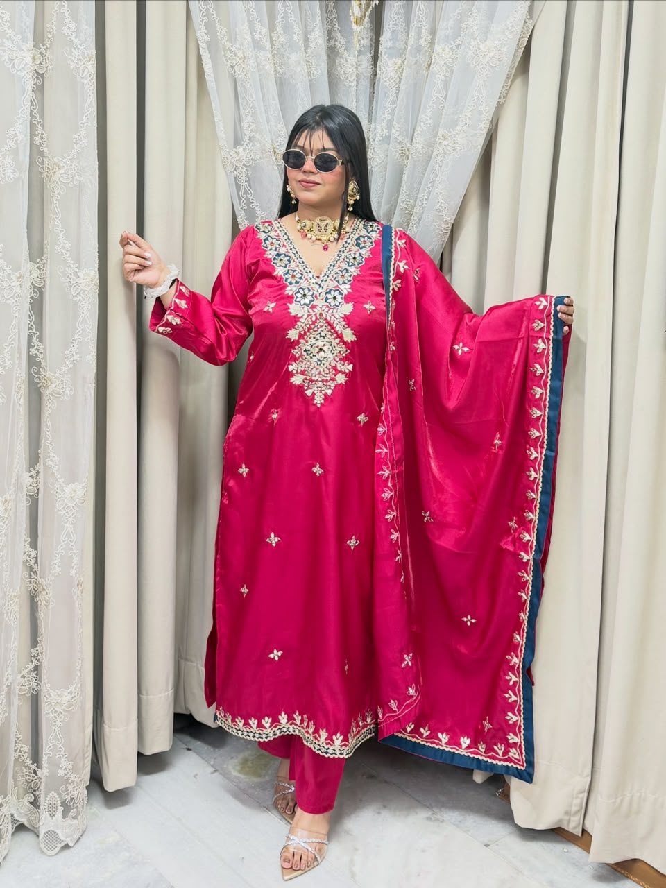 Pheran Style Long Suit