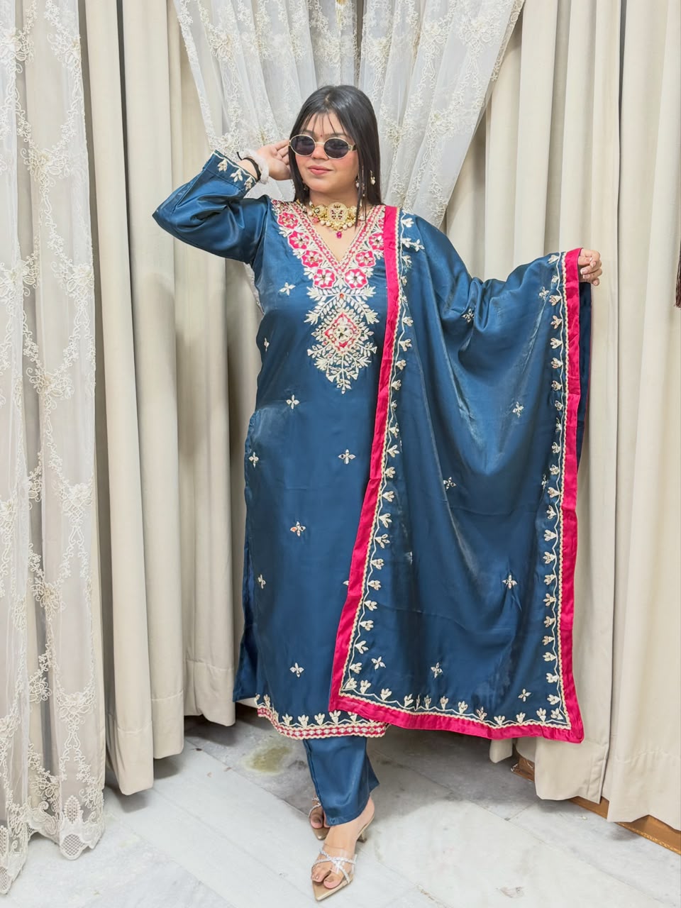 Pheran Style Long Suit