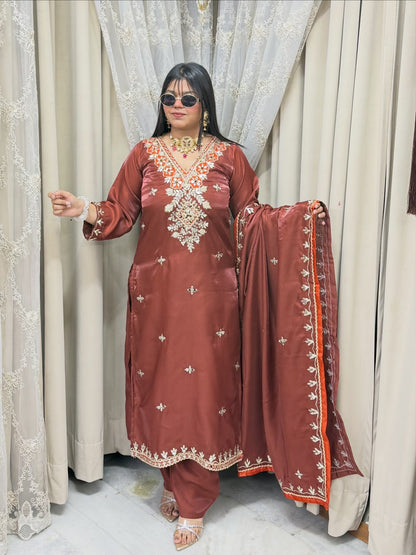 Pheran Style Long Suit