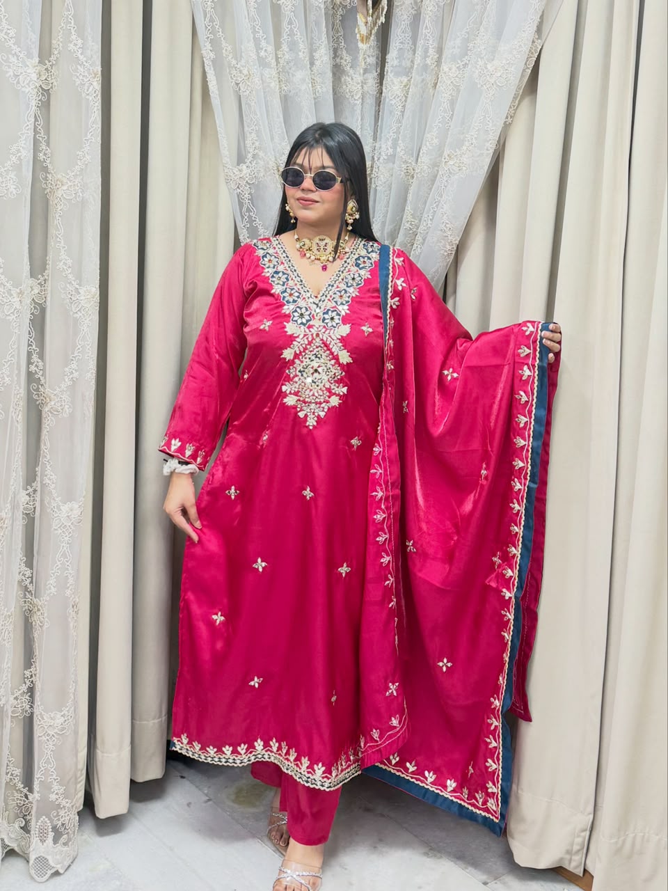 Pheran Style Long Suit