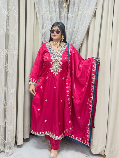 Pheran Style Long Suit