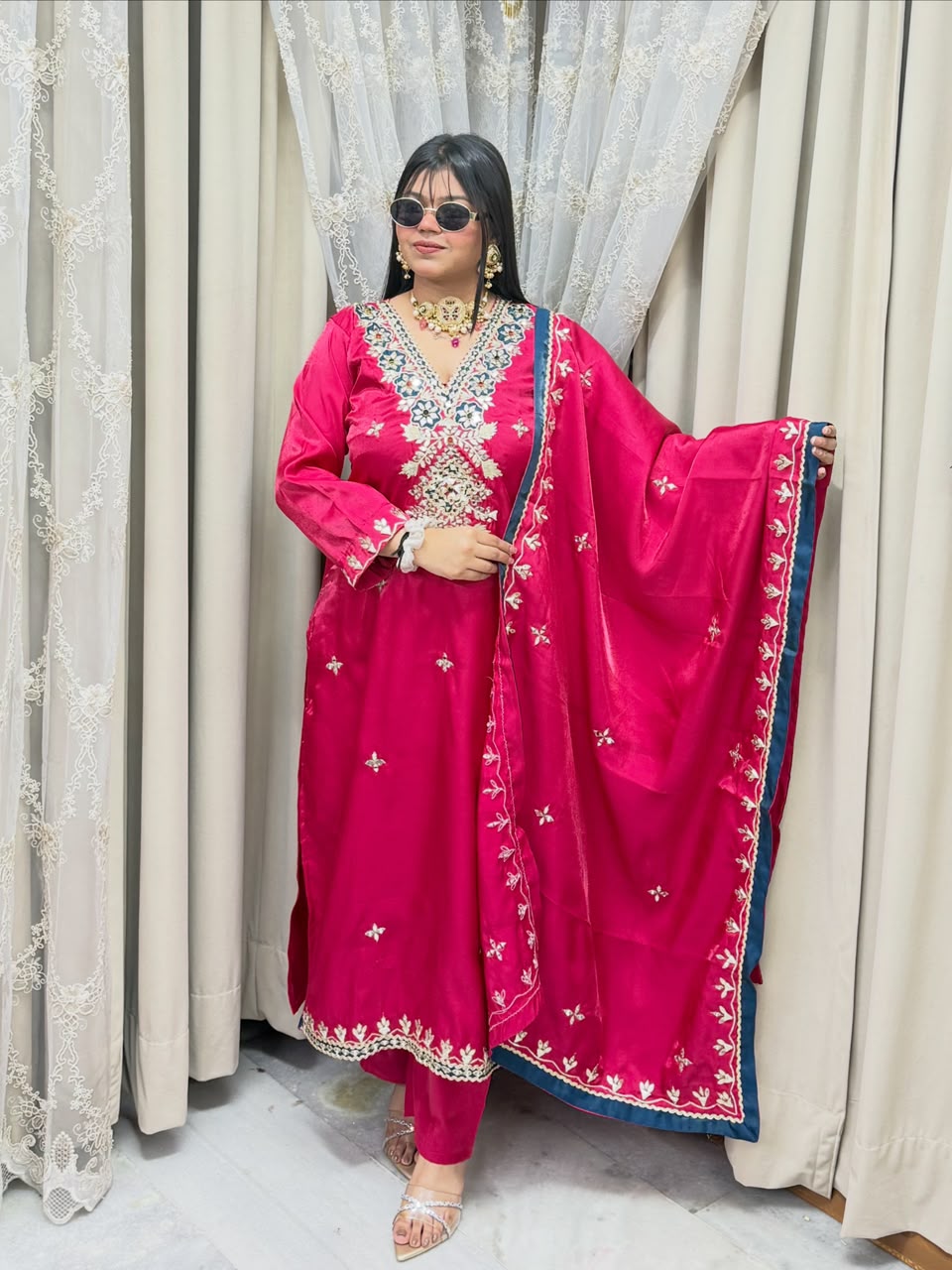 Pheran Style Long Suit